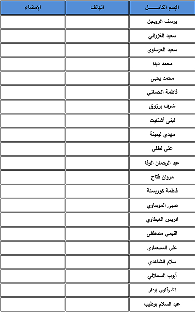 اللائحة الرسمية للجنة التحضيرية للمؤتمر الوطني الرابع لحزب الأصالة والمعاصرة插图5